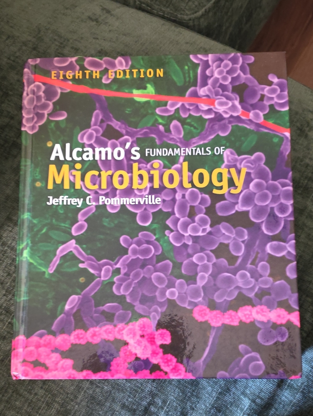 Alcamo's Fundamentals of Microbiology - Bright Purple & Pink Cover